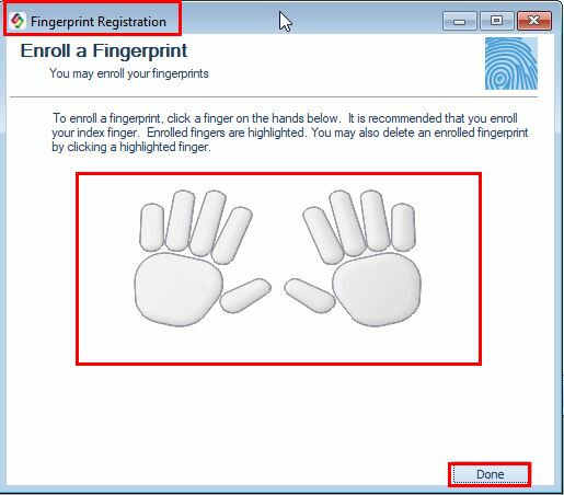 smart it  Help Fingerprint Registration