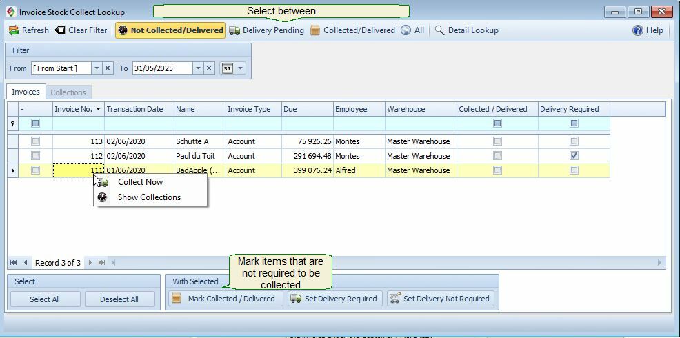 Invoice_Extra_Stock_Collection_Lookup